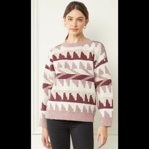 Entro Geometric Pullover